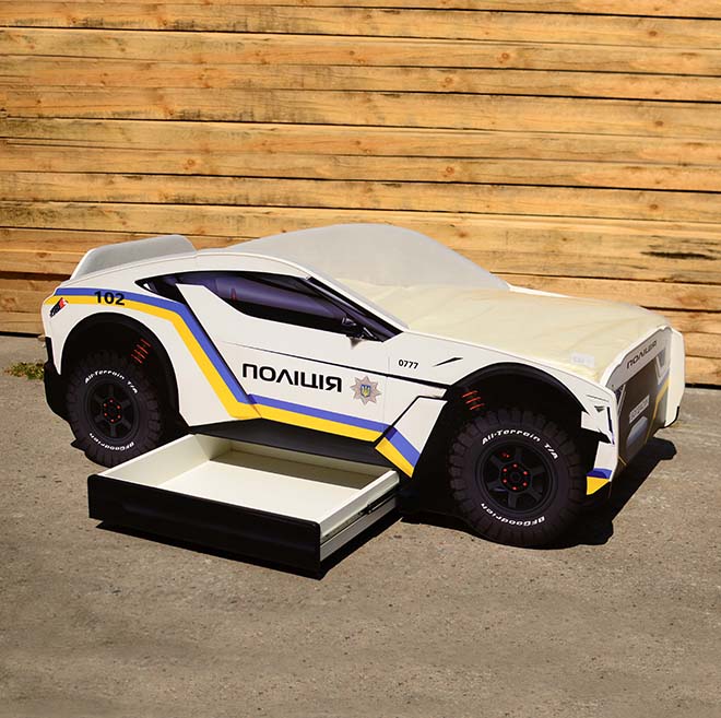 Ліжко машина Allroad Полiцiя UA