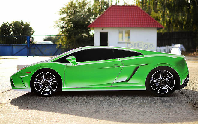 Лiжко машина Forsage зеленого цвета