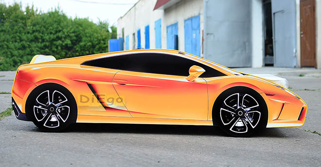 Лiжко машина Forsage оранжевого цвета